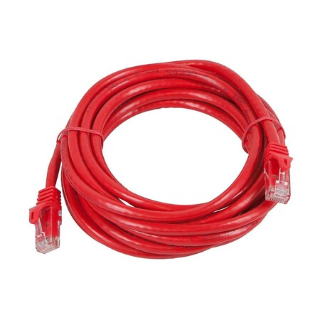 Monoprice Cat5E 24AWG Utp D Cable, 14 ft.Red 11253